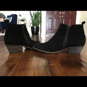 Aquatalia Black Suede Booties